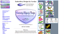 Desktop Screenshot of carolyndesigns.com